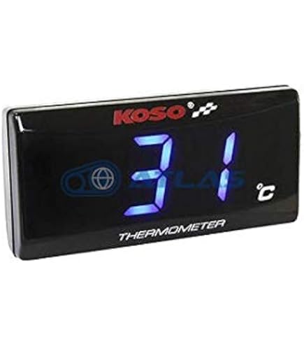Amazon.co.jp: Daytona 63487 Digital Waterproof Temperature Gauge